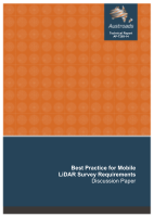 Cover of Best Practice for Mobile LiDAR Survey Requirements: Discussion Paper