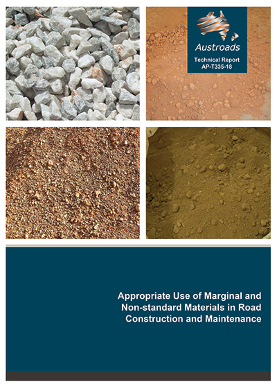 Cover of Appropriate Use of Marginal and Non-standard Materials in Road Construction and Maintenance