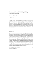 Cover of Benefits and Uses of FE Modelling in Bridge Assessment and Design
