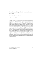Cover of Remediation of Bridges After the Queensland January 2011 Flood