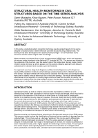 Cover of Structural Health Monitoring in Civil Structures Based on the Time Series Analysis