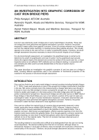 Cover of An Investigation into Graphitic Corrosion of Cast Iron Bridge Piers