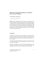 Cover of Design and Construction of Bridge over the Hunter
