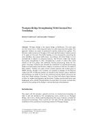 Cover of Westgate Bridge Strengthening With External Post Tensioning