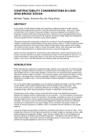 Cover of Constructability Considerations in Long Span Bridge Design