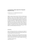 Cover of A Comprehensive Design Approach for Fingerplate