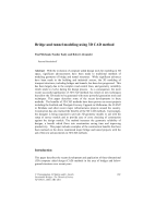 Cover of Bridge and tunnel modeling using 3D CAD method