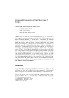Cover of Design and Construction of High Skew Super-T Bridges
