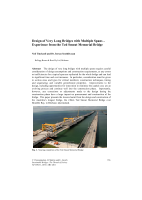 Cover of Design of Very Long Bridges with Multiple Spans
