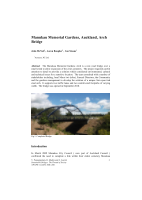 Cover of Manukau Memorial Gardens, Auckland, Arch Bridge