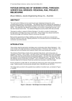 Cover of Fatigue-Detailing of Skewed Steel Through-Girder Rail Bridges: Regional Rail Project, Melbourne