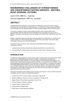 Cover of Engineering Challenges of Strengthening and Underpinning Existing Bridges: M80 Ring Road Upgrade, Victoria