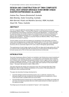 Cover of Design and Construction of Twin Composite Steel Box Girder Bridges Over Minmi Creek: Hunter Expressway Alliance