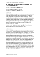 Cover of An Overview of Structural Designs in the Gateway WA Project