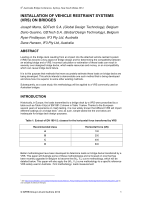 Cover of Installation of Vehicle Restraint Systems (VRS) On Bridges