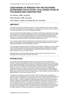 Cover of Lengthening of Bridges for the Southern Expressway Duplication: Challenges Faced in the Design and Construction