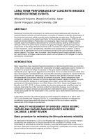 Cover of Long-Term Performance of Concrete Bridges Under Extreme Events