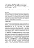 Cover of Time-Variant Performance Indicators for Concrete Bridges Exposed to Corrosion