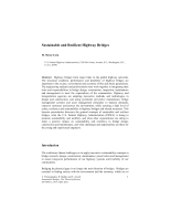 Cover of Sustainable and Resilient Highway Bridges
