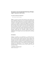 Cover of Strategies for Structural Health Monitoring of Bridges