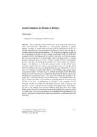 Cover of Load Estimation for Rating of Bridges
