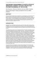Cover of Sustainable Management of Installation of Impressed Current Cathodic Protection Systems for Bridges of the Future