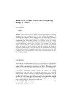 Cover of An Overview of FRP Composites for Strengthening Bridges in Victoria