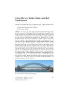 Cover of Sydney Harbour Bridge - Replacement Rail Track Support