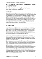 Cover of A Quantitative Assessment for Pier Collision Loads to AS 5100