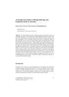Cover of An Insight into Failures of Bridge Bearings and Expansion Joints in Australia