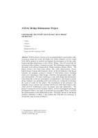 Cover of ANZAC Bridge Maintenance Project