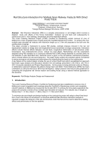 Cover of Rail Structure Interaction For Multiple Span Railway Viaducts With Direct Fixed Track