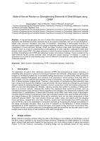 Cover of State-of-the-art Review on Strengthening Elements of Steel Bridges using CFRP