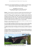 Cover of Assessment of High Street Masonry Arch Bridge Over Merri Creek for New Class Trams and Road Vehicle Loadings