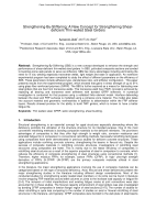 Cover of Strengthening-By-Stiffening: A New Concept for Strengthening Sheardeficient Thin-walled Steel Girders