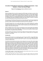 Cover of Innovative Finite Element Techniques in Bridge Assessment: Case Studies in Timber and Steel Bridges