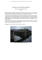 Cover of Restoration of the Kimberley Rail Bridge
