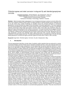 Cover of Chloride Ingress and Steel Corrosion in Slag and Fly Ash Blended Geopolymer Concrete