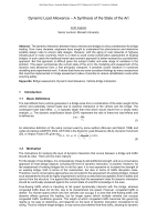Cover of Dynamic Load Allowance: A Synthesis of the State of the Art