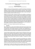 Cover of Ensuring Quality and Durability in Concrete Construction for Major Infrastructure