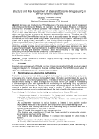 Cover of Structural and Risk Assessment of Steel and Concrete Bridges using Inservice Dynamic Response