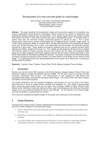 Cover of Development of a New Concrete Girder for Road Bridges