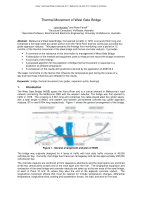 Cover of Thermal Movement of West Gate Bridge