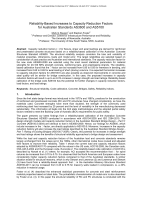 Cover of Reliability-Based Increases to Capacity Reduction Factors for Australian Standards AS3600 and AS5100