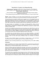Cover of Rectification of Captain Cook Bridge Bearings