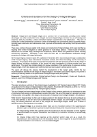 Cover of Criteria and Guidance for the Design of Integral Bridges
