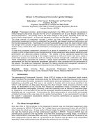 Cover of Shear in Prestressed Concrete I-girder Bridges