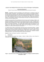 Cover of Lessons from Bridge Performance Due to Ground Damage in Earthquakes