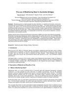 Cover of The Use of Weathering Steel in Australian Bridges