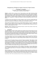 Cover of Strengthening of Bridges for Higher Productivity Freight Vehicles